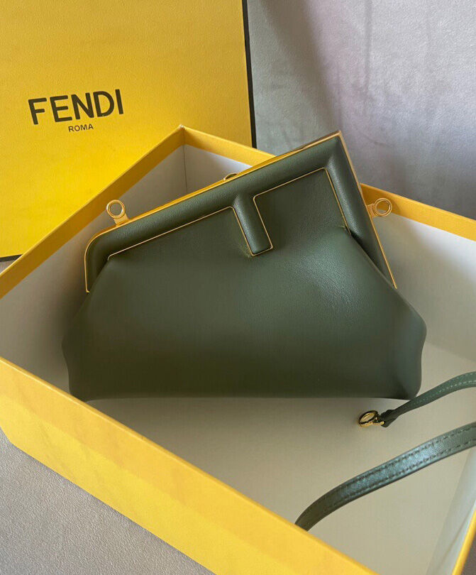 Fendi First Small Handbag 8BP129 Green